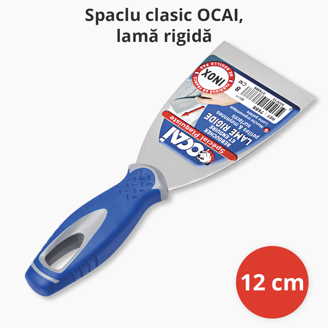 Spaclu clasic 12 cm lama inox rigida OCAI