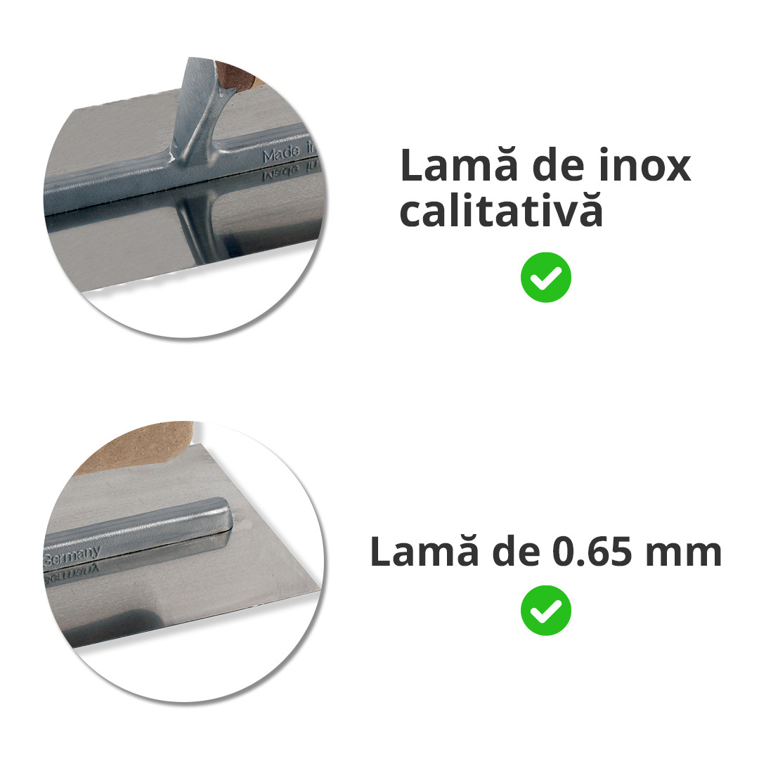 Lama inox 0,65 mm